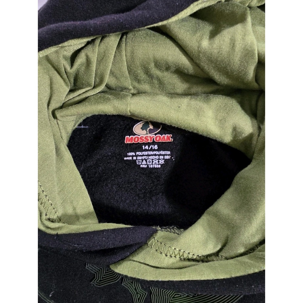 Mossy Oak Youth Pullover Hooded Size 14/16 - Picture 2 of 7